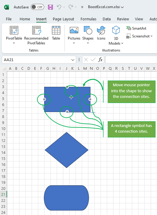 Create Flowcharts With Built-in Tools In Excel - Flowchart Maker For Excel